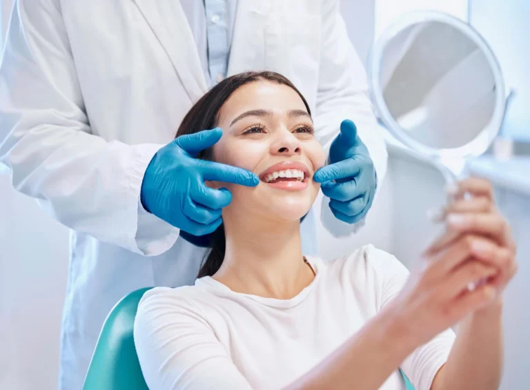 Dental Patient After Smile Makeover